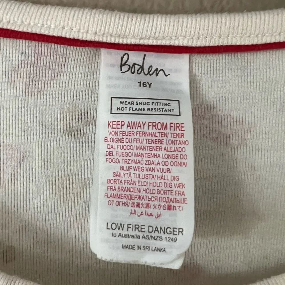 Boden Dog Print Pajama Top